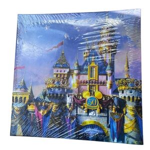 DISNEYLAND 50th ANNIVERSARY PHOTO ALBUM New - 50 Pages 10" Disney Castle SEALED